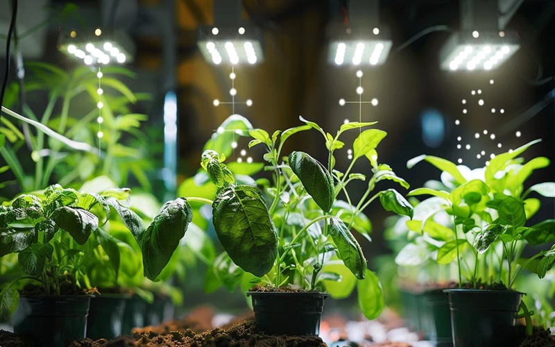 Plant growth light and lamp